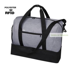   Kanit sporttáska RFID védelemmel, cipőtartóval, 50 x 38 x 24 cm
