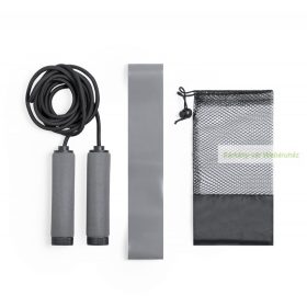 Fitness készlet, gumiszalag, ugrókötél