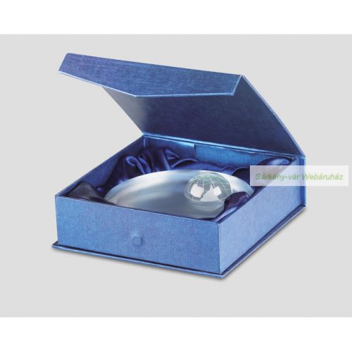 Földgömb alakú trófea,  Ø12 x 11,5 x 3,7 cm