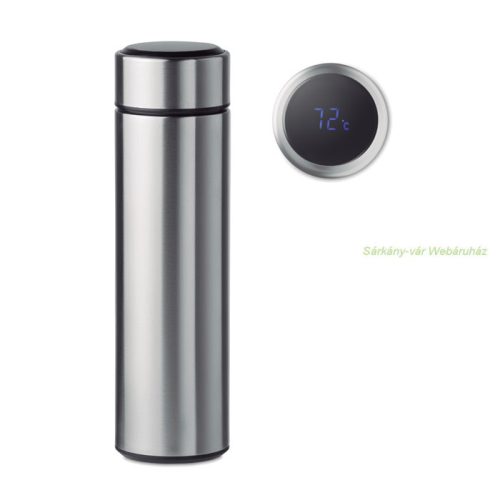 POLE termosz teaszűrővel, hőmérővel, 450 ml
