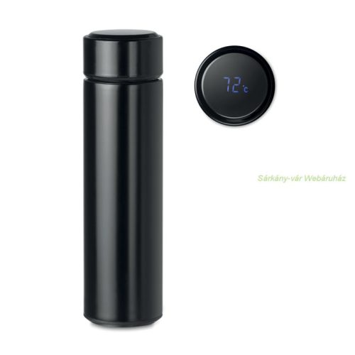 POLE termosz teaszűrővel, hőmérővel, 450 ml
