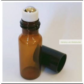 FÉM golyós barna üveg  5ml
