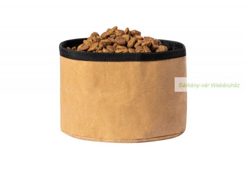 Poppy  kutyatál papírból és RPET poliészterből, 1,3 literes