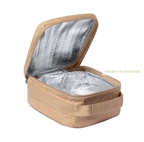 Kasam ÖKO papír hűtőtáska alu béléssel, 20×23×13 cm