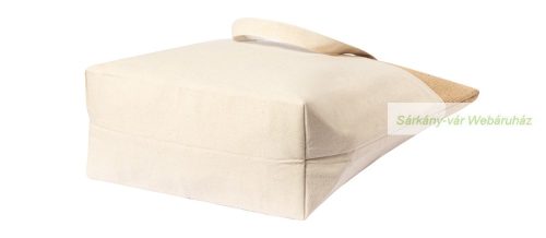 Linax hűtőtáska, 100% pamut és laminált juta, 43×33×14 cm