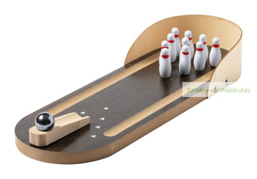 Mini fa bowling játékkészlet, 