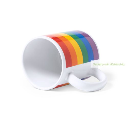 Mercurik szivárvány bögre, 370 ml