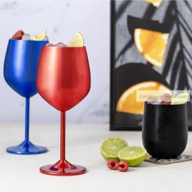 Arlene borospohár metálos színben, 540 ml