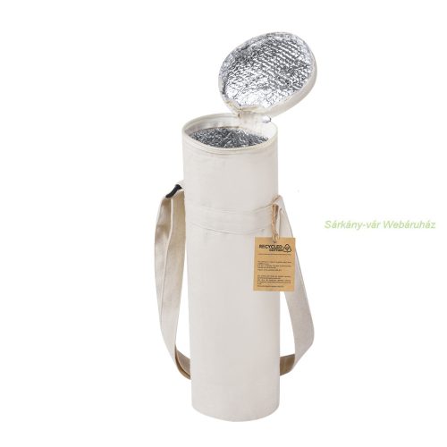 Sirkin pamut üveghűtő táska, 1.5 L üveghez