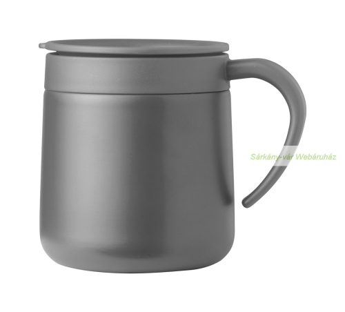 Bokat duplafalú thermo bögre  fedéllel, 330 ml