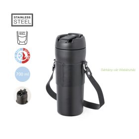 Matner duplafalú, rm acél termosz ivófedéllel, 700 ml