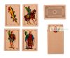 Brisca kártya szett, spanyol motívum, 5,5 × 8,5 × 1,8 cm