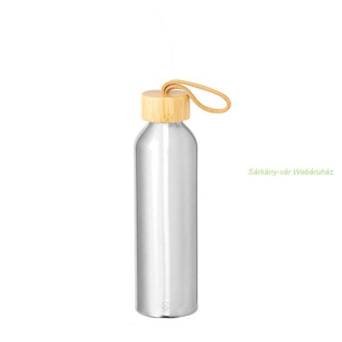Irvinson metál kulacs, bambusz tetővel, 600 ml