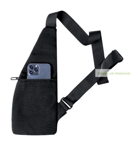 Fadaok válltáska, fényvisszaverő csíkkal,  160×365×40 mm