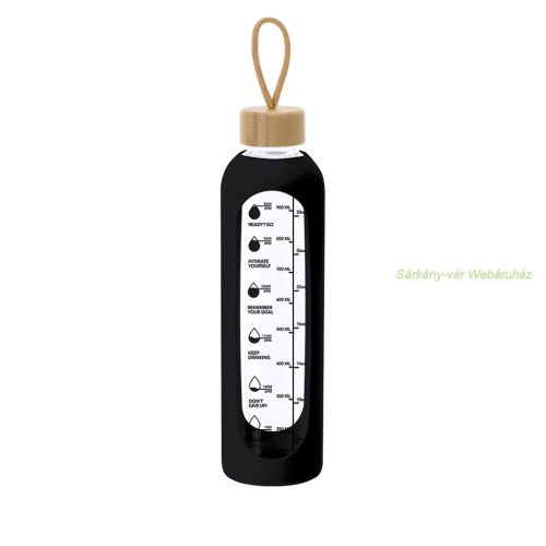 Kramex üvegpalack 1 L, szilikon borítással