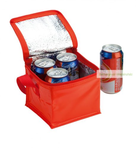 Tivex PVC hűtőtáska alu bélés. 4 db 0,33L doboznak 