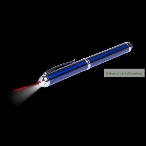 Snarry lézerpointeres toll, érintőképernyős vég, Led lámpa - 1 Ø x 12,3 x cm 