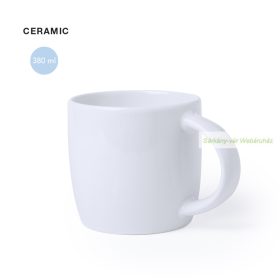 Tarbox fehér kerámia bögre, 380ml