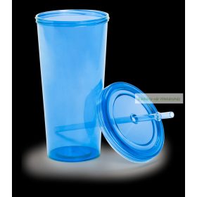 Trinox szívószálas műa. pohár, 750 ml