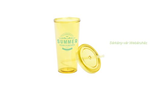 Trinox szívószálas műa. pohár, 750 ml