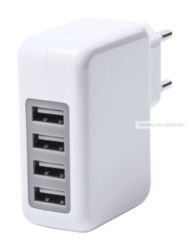 Gregor USB fali töltő 4 kimenettel, 3100 mAh