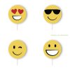 Emoty papír legyező, smiley