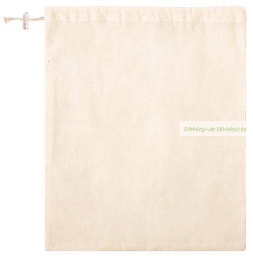 Tolmen pamut többször használható tasak, 25 x 30cm