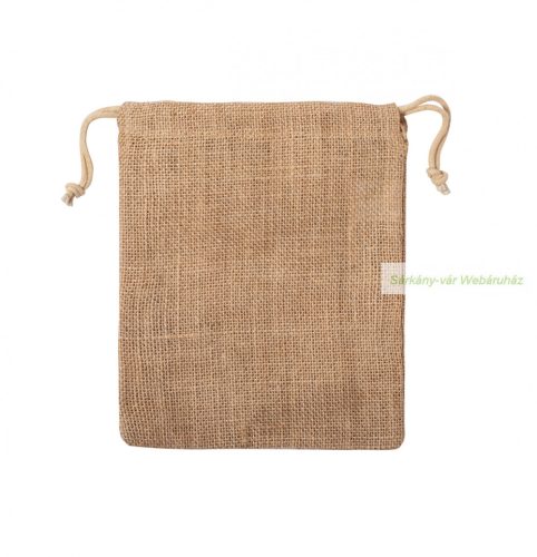 Lesky juta ajándéktáska, 16 x 20 cm
