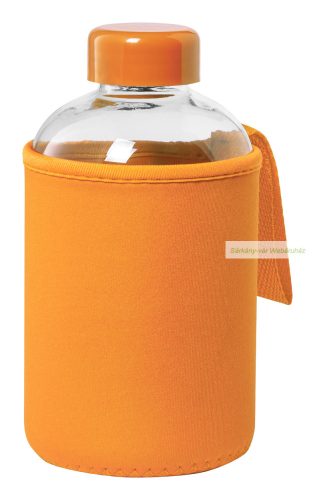 Flaber üveg sportpalack neoprén tokkal, 600 ml