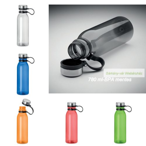 RPET kulacs, 780 ml, BPA mentes