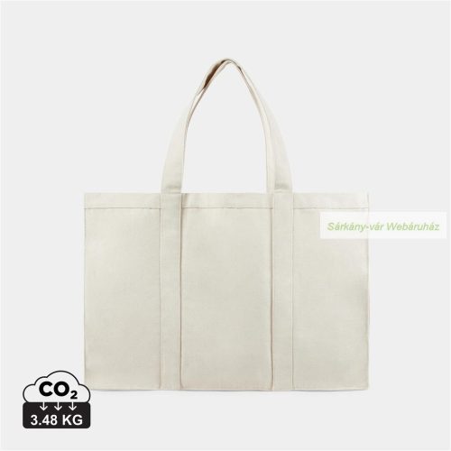 VINGA Hilo AWARE™ újrahasznosított vászon maxi táska, 49.5x18x37 cm