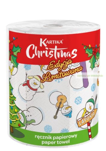 Kartika Christmas 3D papírtörlő  3 rétegű