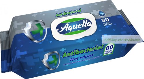 Antibakteriális, fertőtlenítő törlőkendő 80 db