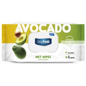 Nedves törlőkendő 120 db, Avocado
