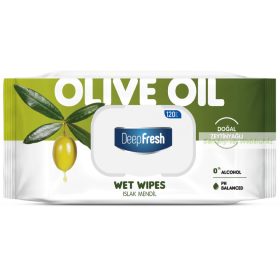 Nedves törlőkendő 120 db, Olive Oil
