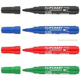 Flipchart marker, 11 XXL kerek, 1-3mm