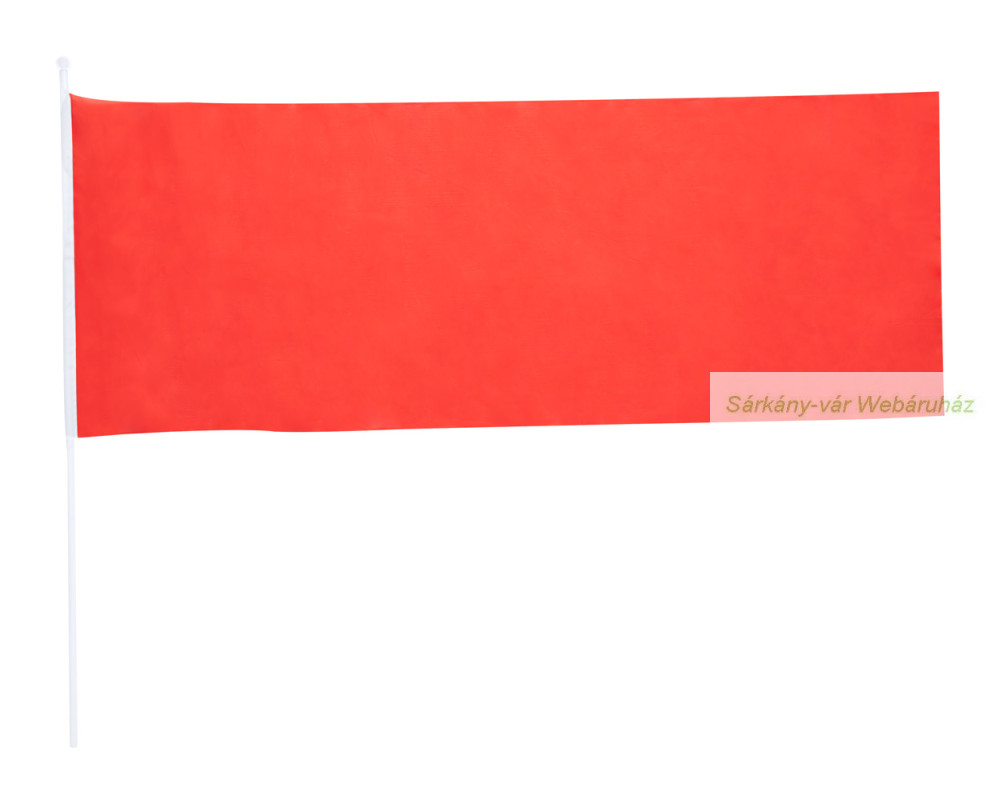 Portel zászló, 80×30 cm szövet, műanyag léccel