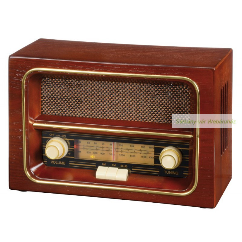 Vezeték nélküli AM/FM asztali rádió